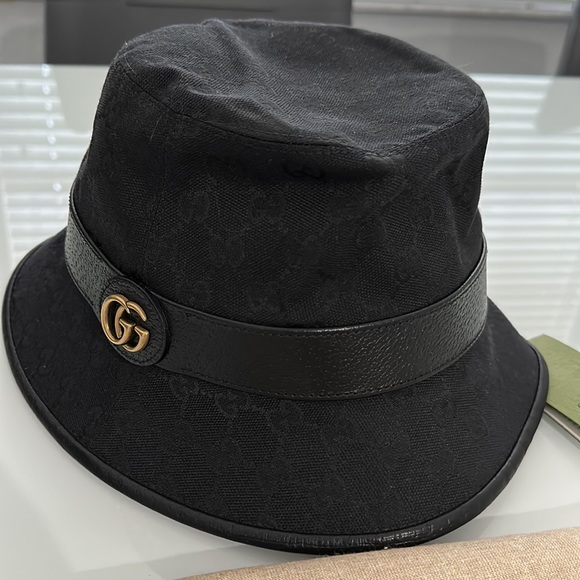 GG canvas bucket hat with Double G - Picture 2 of 10